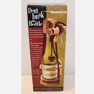 DON'T BREAK THE BOTTLE Wine Bottle Wooden Puzzle